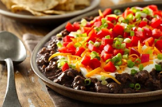 Layered Chorizo Black Bean Dip