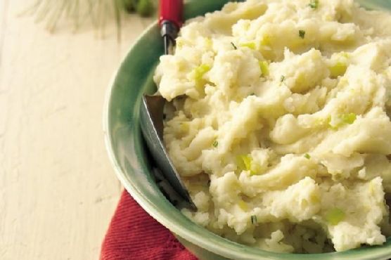 Leek and Garlic Mashed Potatoes