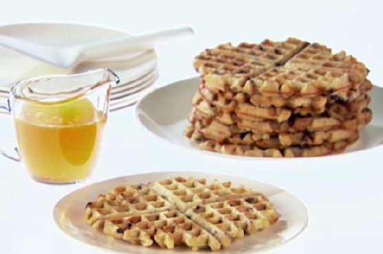 Lemon-Almond Waffles