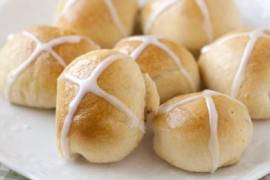 Lemon and Ginger Hot Cross Buns