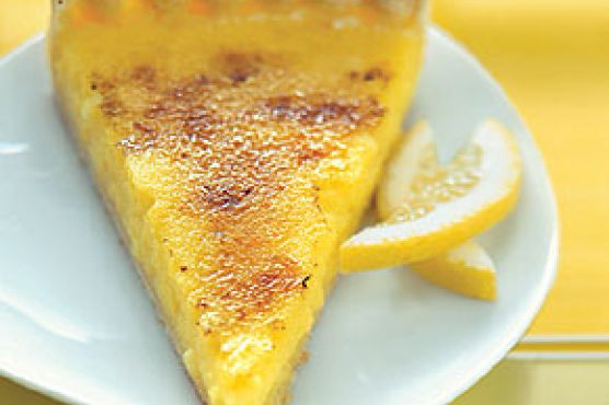 Lemon Crème Brûlée Tart