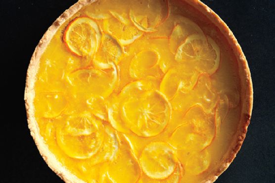 Lemon-Honey Tart with Salted Shortbread Crust