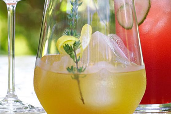 Lemon-Thyme Pimm's Cooler