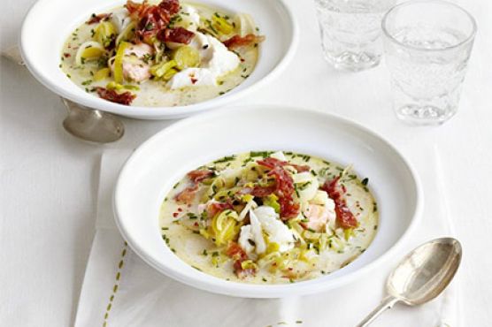 Lighter fish chowder