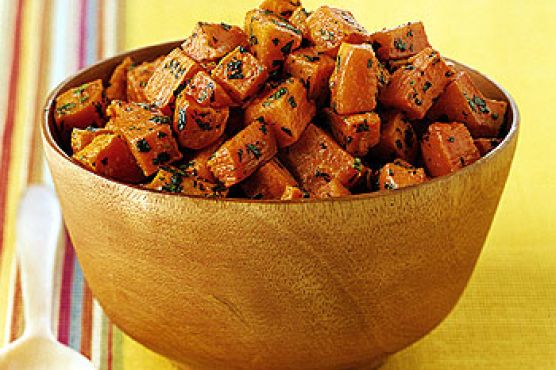 Lime Cilantro Sweet Potatoes
