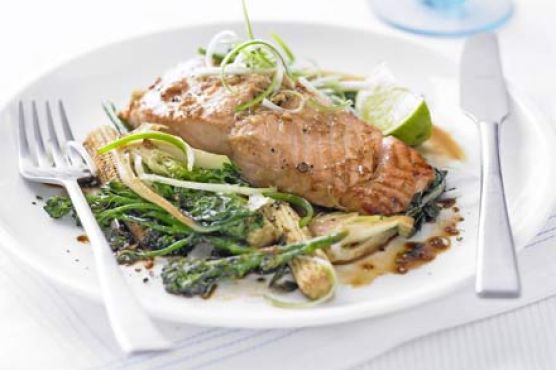 Lime & ginger salmon