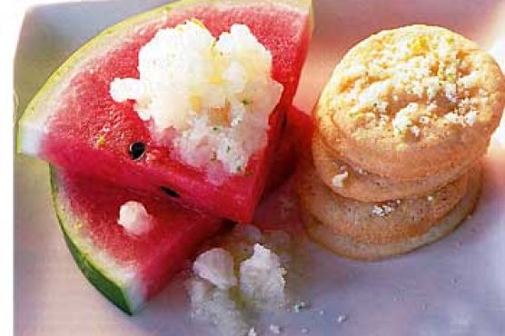 Lime Ice on Watermelon