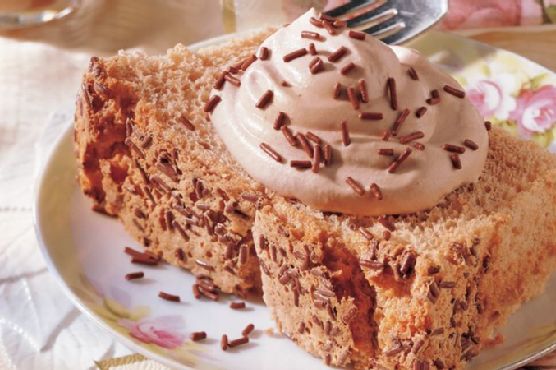 Low-Fat Mocha Angel Cake
