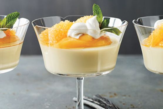 Luscious Orange Panna Cotta