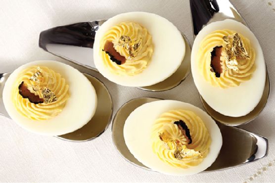 Luxe Truffle Deviled Eggs