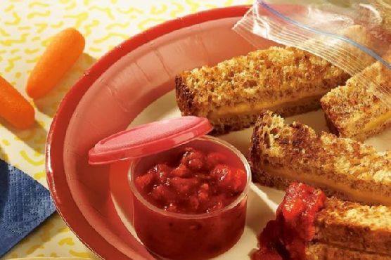 Make-Ahead Grilled Cheese and Salsa