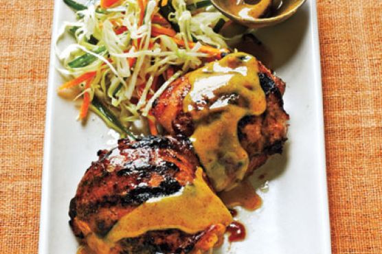 Maple-Mustard Chicken Thighs