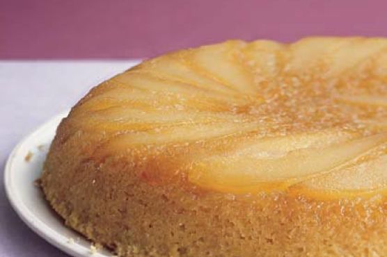 Maple-Pear Upside-Down Cake
