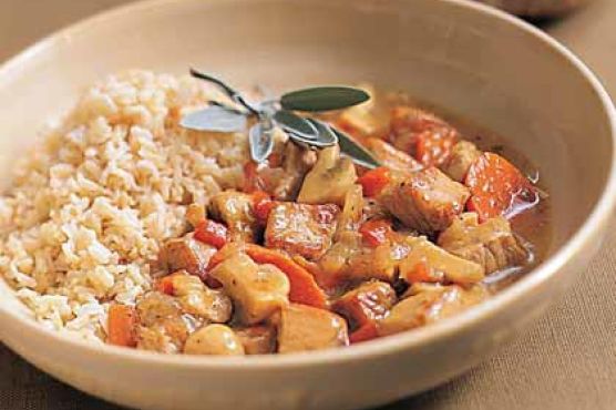 Maple Pork-and-Vegetable Stew