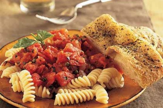 Marinara Sauce Over Rotini