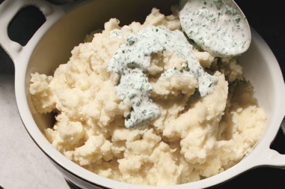 Mashed Potatoes with Ranch Dressing