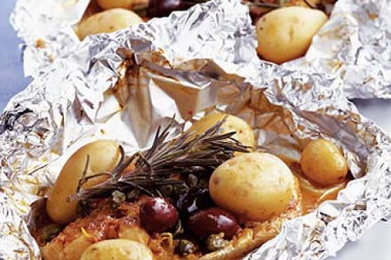Mediterranean fish parcels