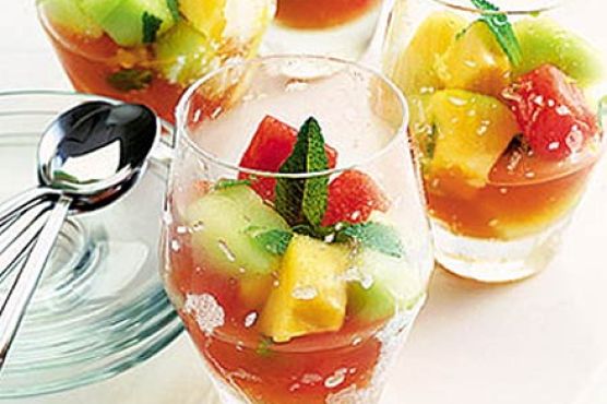 Melon & Campari cooler