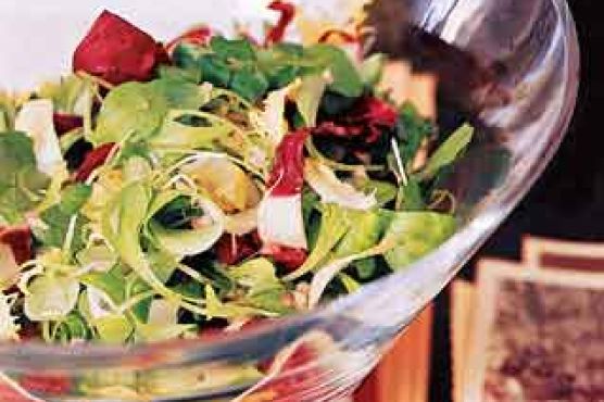 Mesclun Salad with Shallot Vinaigrette