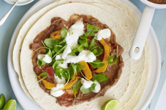 Mexican veggie wraps