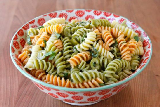 Meyer Lemon Basil Pasta Salad