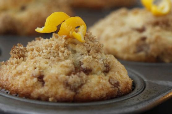 Meyer Lemon Coffee Cake Muffins