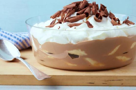 Milk Chocolate Banana Pudding