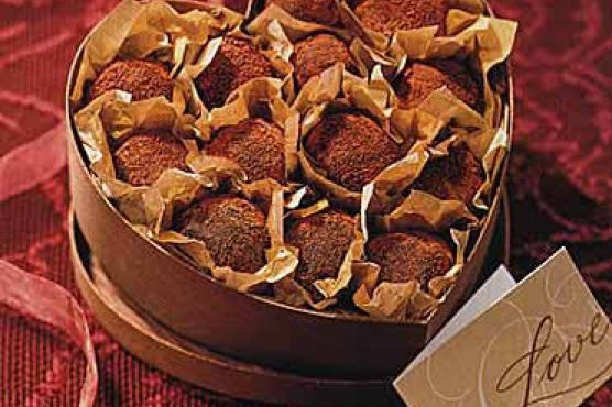Milk Chocolate-Espresso Truffles