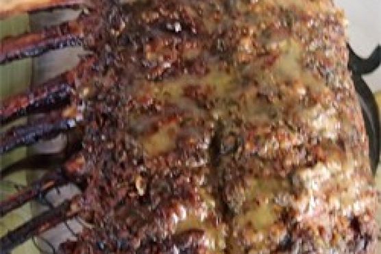 Mint-Crusted Rack of Lamb