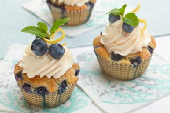 Missy's Lemon and Blueberry Cupcakes