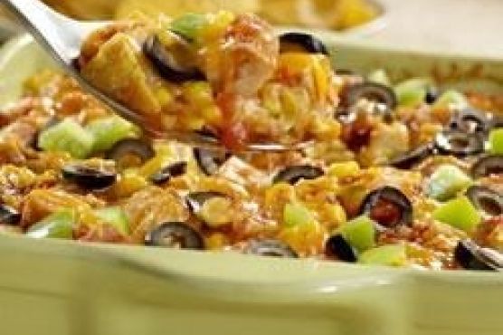 Monterey Chicken Tortilla Casserole