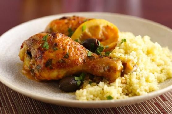 Moroccan Chicken with Olives
