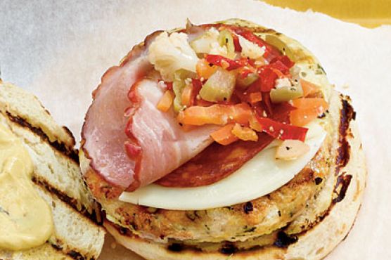Muffuletta Burgers