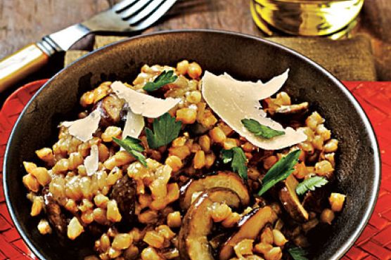 Mushroom and Barley Risotto