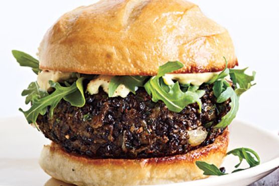 Mushroom Lentil Burgers