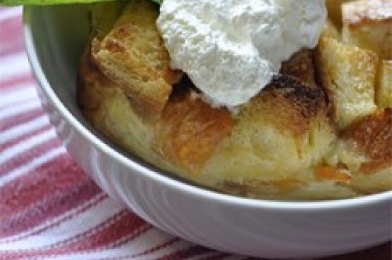 My Peach Bread Pudding