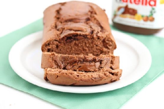 Nutella swirl quick bread