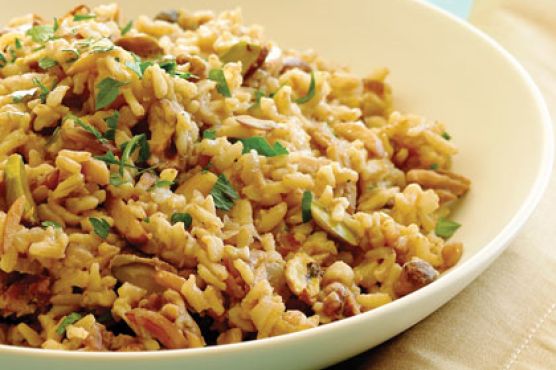 Nutted Brown Rice Pilaf