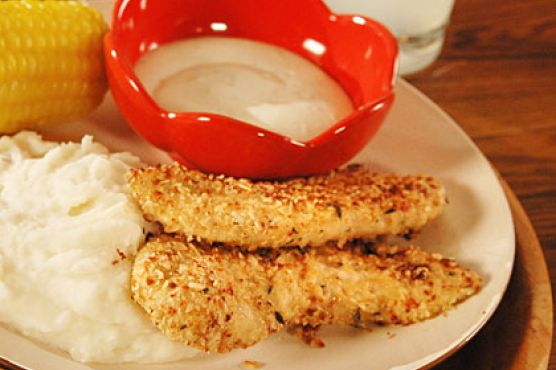 Oatmeal-Crusted Chicken Tenders