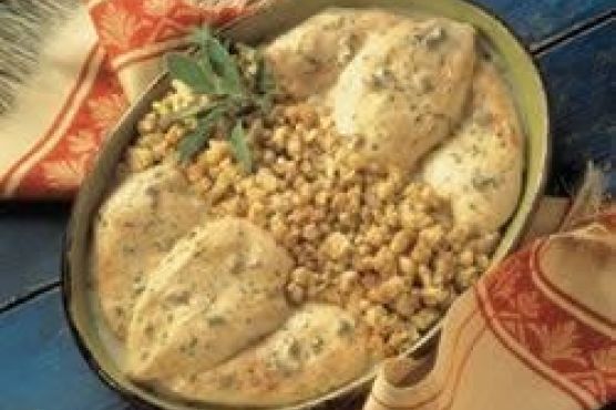 One-Dish Chicken and Stuffing Bake