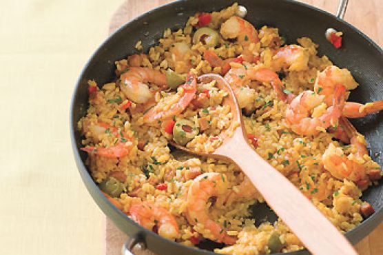 One-Hour Shrimp Paella