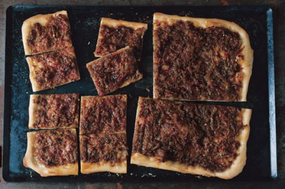 Onion Tart with Mustard and Fennel