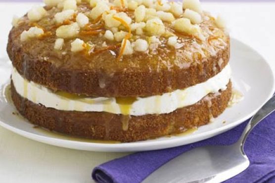 Orange drizzle cake