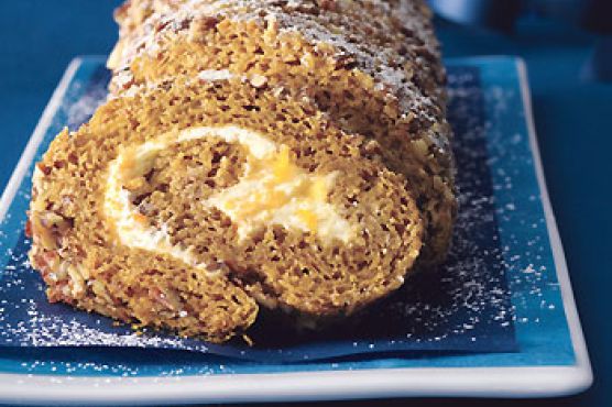 Orange-Pumpkin Roulade