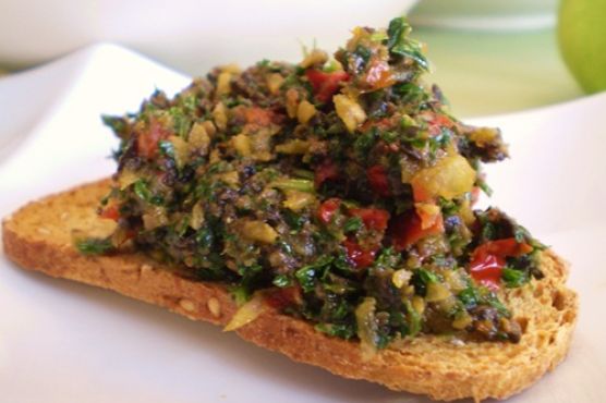 Orange-Scented Olive, Parsley, and Sun-Dried Tomato Tapenade