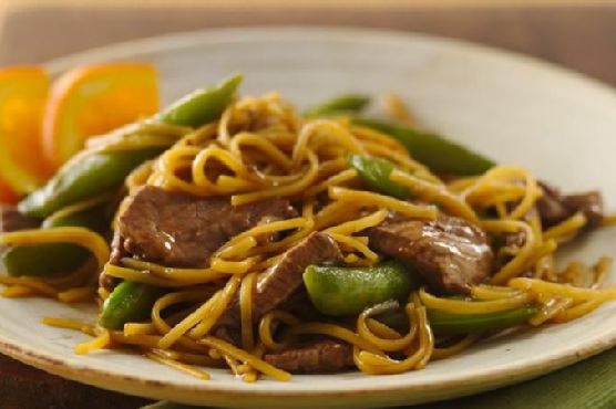 Orange Teriyaki Beef with Noodles