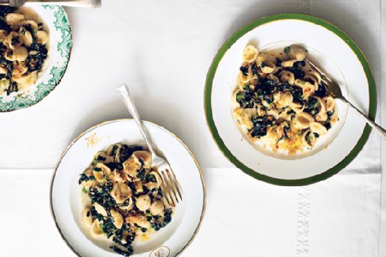 Orecchiette with Kale and Breadcrumbs