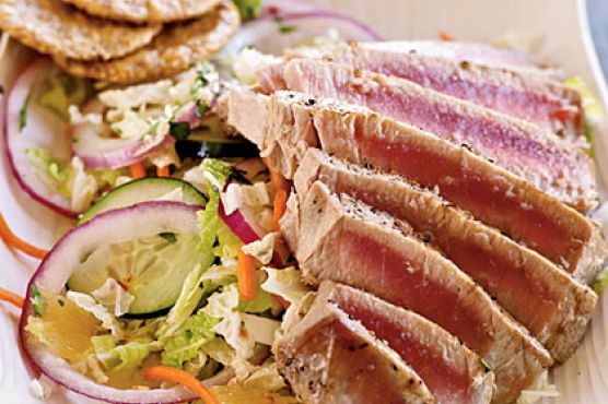 Pan-Grilled Thai Tuna Salad