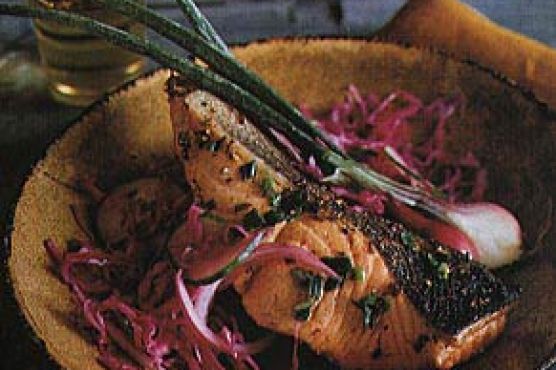 Pan-Roasted Salmon with Ginger and Curry