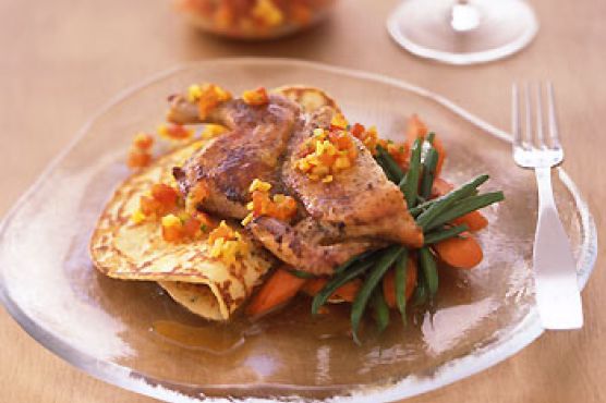 Panfried Pressed Poussins